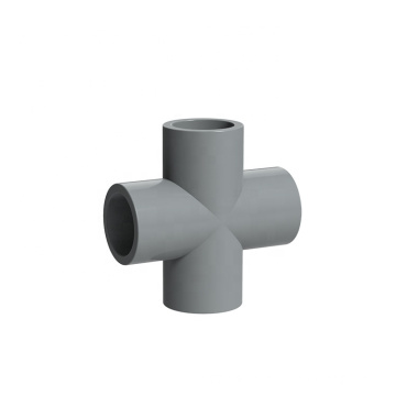 Reliable Supplier Elbow Pipe Fittings 4 Way Pipe Connector Pipe Fitting CPVC CROSS